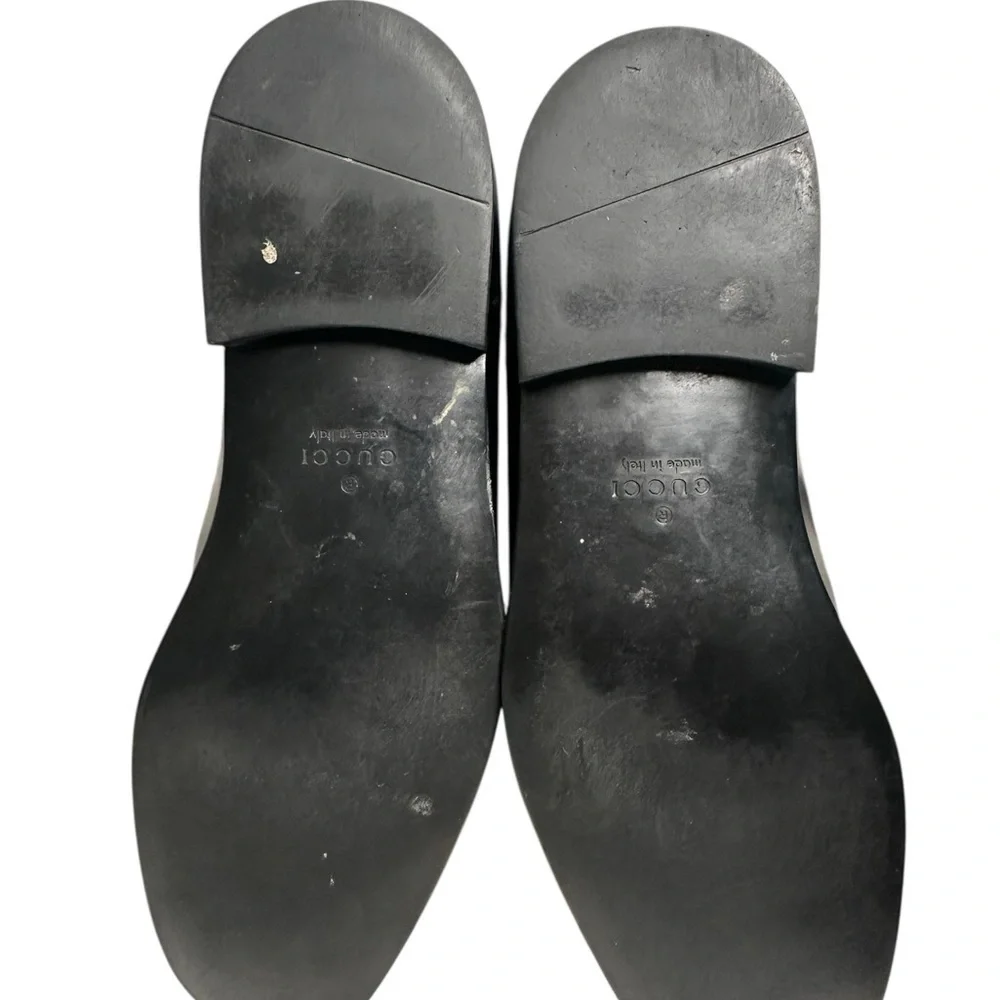 Gucci Black Leather Oxfords size 9
